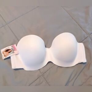 *2/$15* Maidenform Strapless White Bra 42C